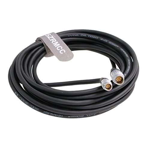 SZRMCC Extended Wired Control Cable for DJI Ronin Tethered Control Handle 6 Pin to 6 Pin Communication Expansion Port for DJI Ronin RS2 (5m, Straight 6 Pin-Straight 6 Pin) 5m