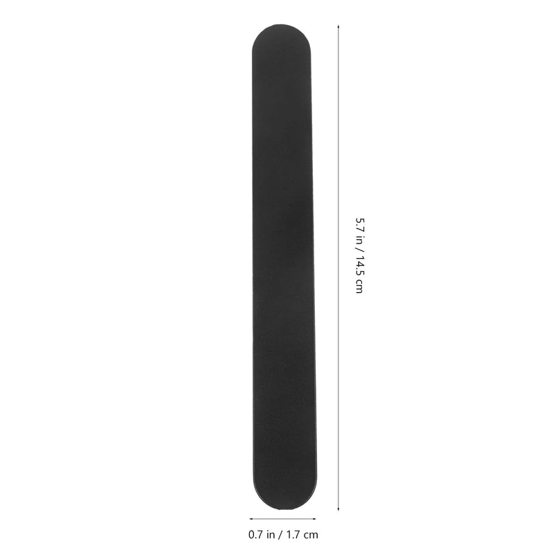 [AUSTRALIA] - JECOMPRIS Plastic Tongue Scraper Lip Cheek Retractors Pack of 25 Oral Care Tongue Depressors Plastic Tongue Scraper Stirring Rod Tool for Laboratory Black 