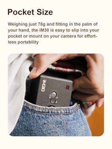Godox iM30 with Diffuser Godox Mini Flash - Camera Flash GN 15, 7 Power Levels, Manual Flash for Canon/Sony zv1/Sony zve10 /Ricoh gr3/Nikon/Fuji f1-230 Full-Power Flashes/6500K±200K/3.6S Recycle