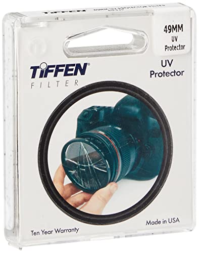Tiffen 49BPM14 49mm Black Pro-Mist 1/4 Filter & 49mm UV Protection Filter
