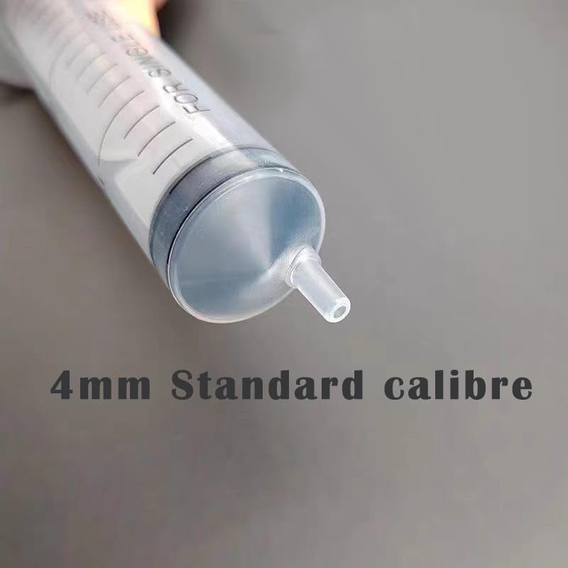 Pack of 12 Syringes, 20 ml Reusable Syringe, Dosing Syringe Without Needle, Tools for Liquid Measure Syringes, Food Syringe, for Laboratory, Animal Feeding, Plant Watering