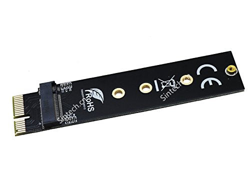 Sintech Nvme PCIe,M.2(NGFF) M Key SSD to PCI-e X1 Adapter Card,Compatible for Samsung 960 970 Evo PCIe 1X
