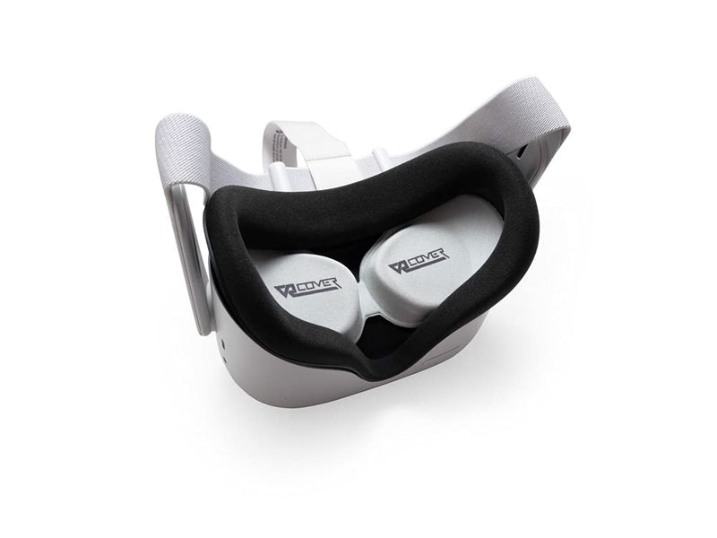 VR Cover Lens Cover for Meta Quest 3, Quest 2, ﻿Pico Neo3 Link, Pico Neo3 Pro, and Pico Pro Eye (Light Grey) Light Grey