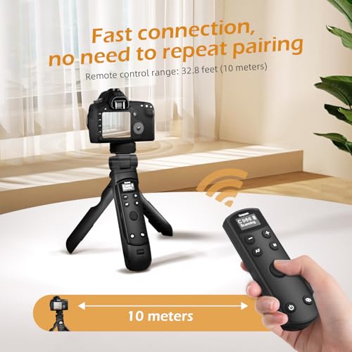 for Canon Tripod Wireless Shooting Grip with Shutter Release Black for Canon