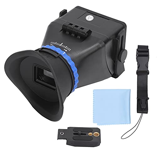 Viewfinder, Offers 3X Magnification for 3in/3.2in LCD Screen, Viewfinder for Camcorders and DSLRSLR Cameras, Also Functions As a ScSunshade Hood