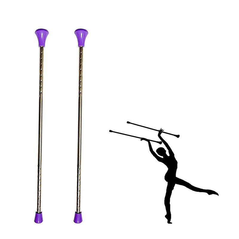 Twirling Baton 21 Inches Marching Baton Spinning Dance Baton Metal Gymnastics Parade Stick for Child in Majorette