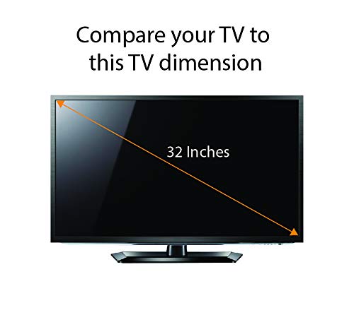 Anti Blue Light Screen Protector for 32 Inches (Screen Measured Diagonally) TV. Filter out Blue Light that relieve computer eye strain and help you sleep better