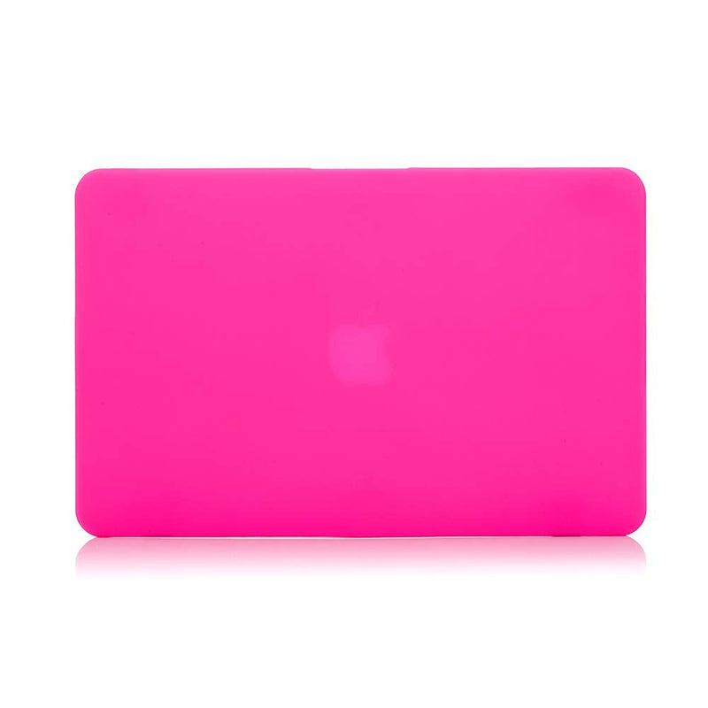 Ruban case for MacBook Air 13 Inch A2337 (M1) / A2179 / A1932 (2021 2020 2019 2018 Release) - Snap On Hard Shell Case Cover for MacBook Air 13 Retina Display with Touch ID, (Hot Pink) Hot Pink