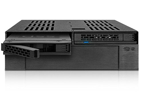 ICY DOCK 2 Bay 2.5 SAS/SATA HDD/SSD Mobile Rack + 3.5" Slot for External 5.25" Bay | ExpressCage MB322SP-B