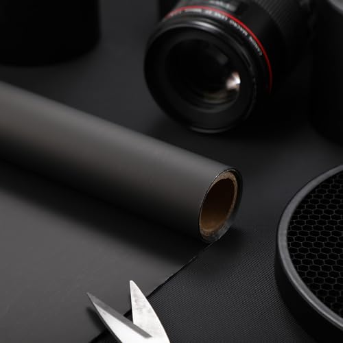 MotiMind Matte Black Cinefoil Roll for Photography Video, 12 Inch X 20 ft