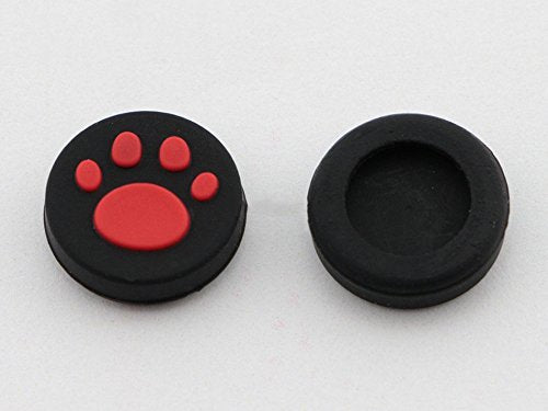 Silicone Joystick Caps Thumb Stick Analog Grip Cover Case Cap for PS Vita PSV 2000 PSV 1000 Controller (Red)
