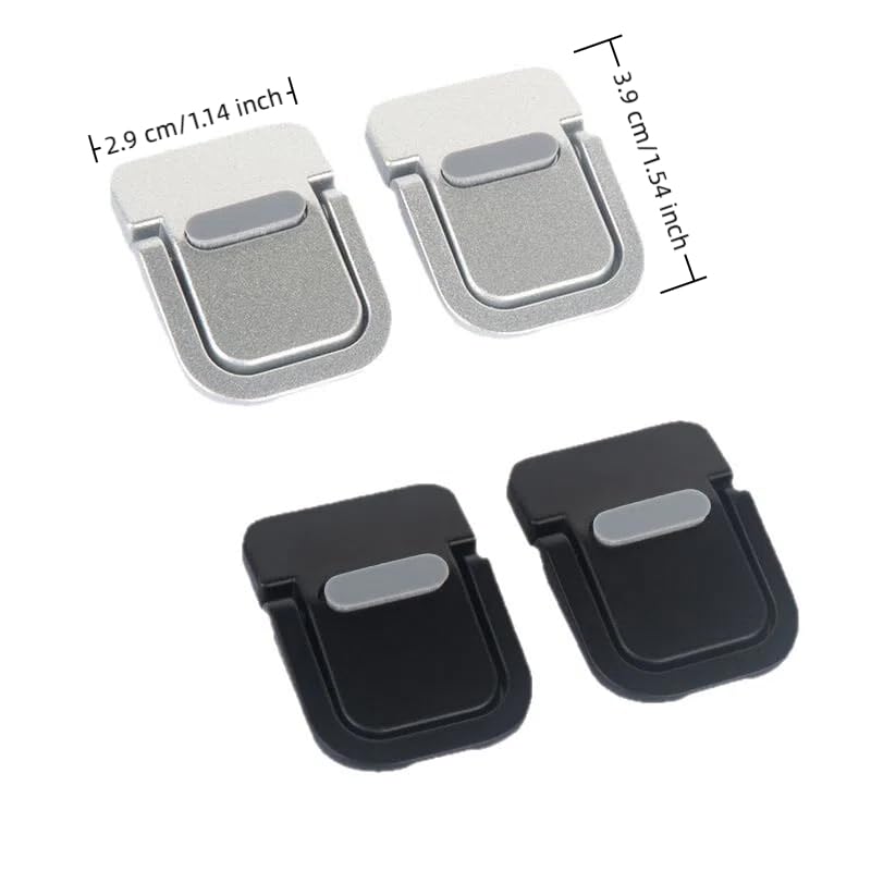 2pcs/4pcs Laptop Stand, Keyboard Support Column, Mini Notebook Stand, Portable Notebook Bracket black 2