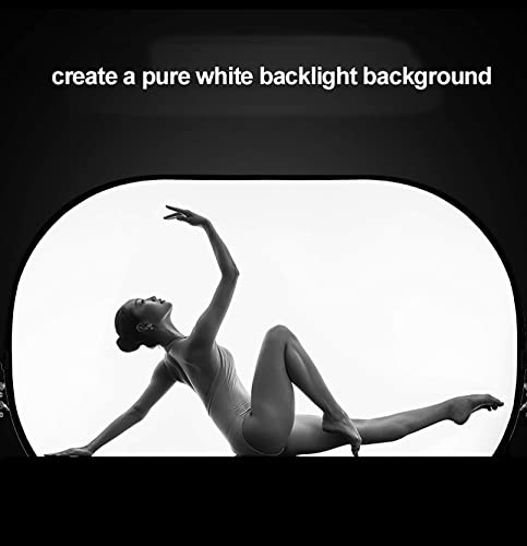 Selens Oval Light Diffuser, 59x78in/150x200cm Collapsible Pop-up Soft Light 59x78inch/150x200cm with carrying bag