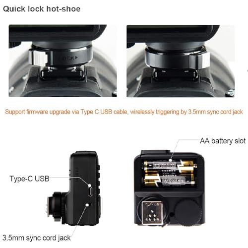 Godox X2T-N Wireless Flash Trigger Compatible with Nikon Camera Bluetooth Connection APP Control 1/8000s HSS Transmitter for Godox V1N TT685N TT350N V860II-N TT600 AD200 (X2T N Compatible with Nikon)