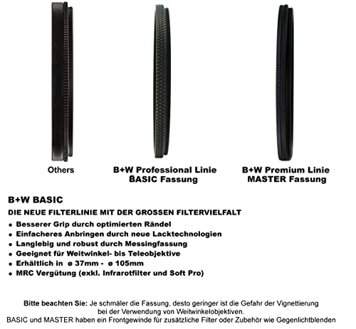 B+W 67mm Basic Black & White (Yellow) MRC 022M Glass Filter