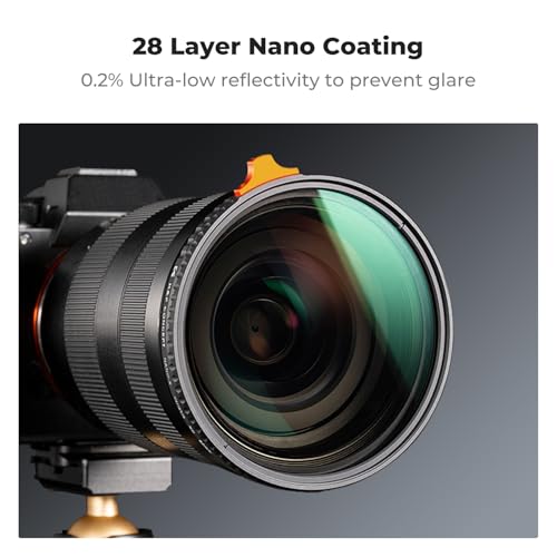 K&F CONCEPT 55mm Variable ND Camera Lens Filter ND3-1000 (1.5-10 Stops)