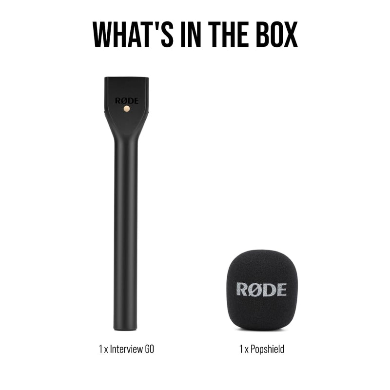 [AUSTRALIA] - RØDE Interview GO Handheld Adaptor for The Wireless Range, Including Wireless PRO, Wireless GO II, and Wireless ME 