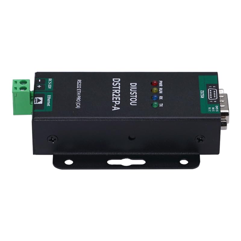 Industrial-Grade Device RS232 to ETH Networking Server Modbus TCP Gateway Supports MQTT Protocol DB9 Interface to RJ45