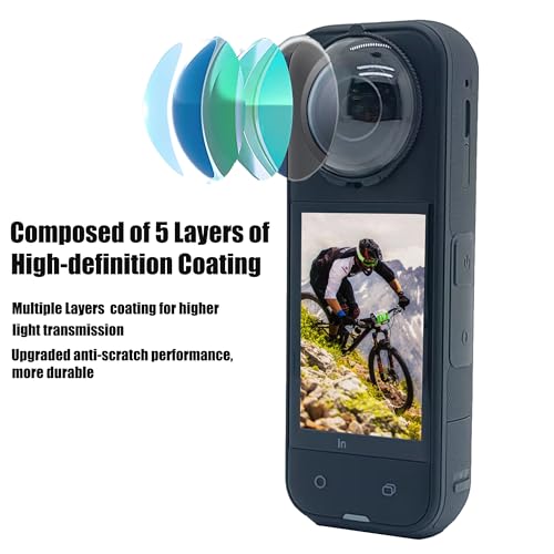 Premium Lens Guards for Insta360 X5,Scratch-Resistant Protective Lens Cover