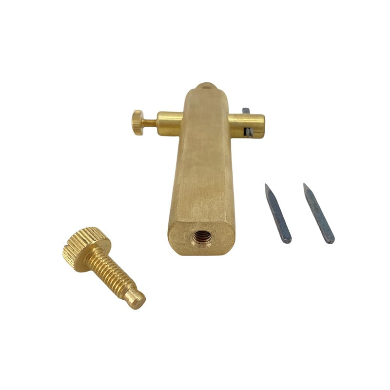 Yinfente 1set Brass Purfling Tools Inlay Inlaid Groove Carver Knife Luthier Tools for Making Violin Viola