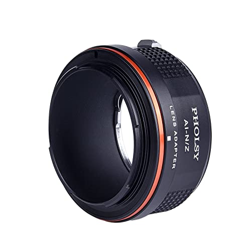 PHOLSY FTZ Lens Mount Adapter Manual Focus: Compatible with Nikon F Lens to Nikon Z Camera Body Nikon F to Nikon Z