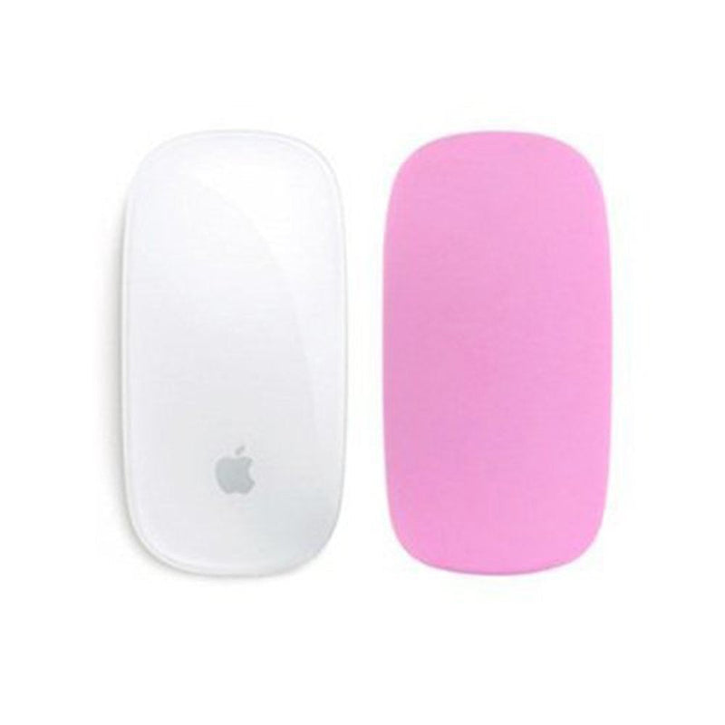 JIFF 2 in 1 Bundle - Silicone Soft Skin Protector Covers for Apple Magic Keyboard (MLA22LL/A) with US Layout and MAC Apple Magic Mouse (Pink) Pink