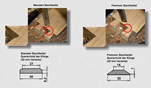 Narex Premium Ground Bevelled Chisel Width 3 mm