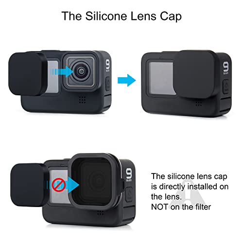 ND Filter for GoPro Hero 12/11/10/9 Black/Hero 11 Black Mini 5-Pack Filter for Hero 9 10 11 12