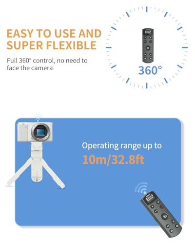 for Sony Camera Wireless Remote Control Rechargeable Shutter Release Update Black Remote for Sony