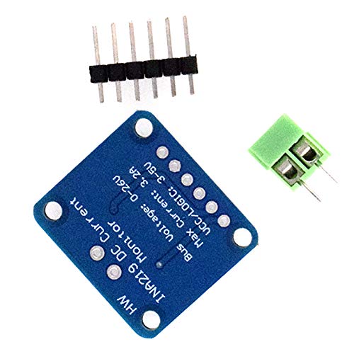 Yuemsh 5pcs Ina219 Bidirectional DC Power Sensor Tapping Module DIY 3V-5V Iic I2C Power Monitoring Sensor Module