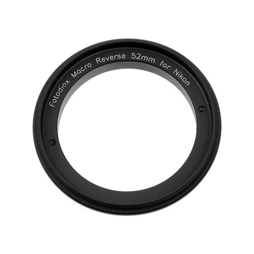 Fotodiox 52mm Macro Reverse Ring Kit for Nikon Cameras with G & DX Type Lens Aperture Control, UV Protector and Cap 52mm-Kit Macro Reverse Ring