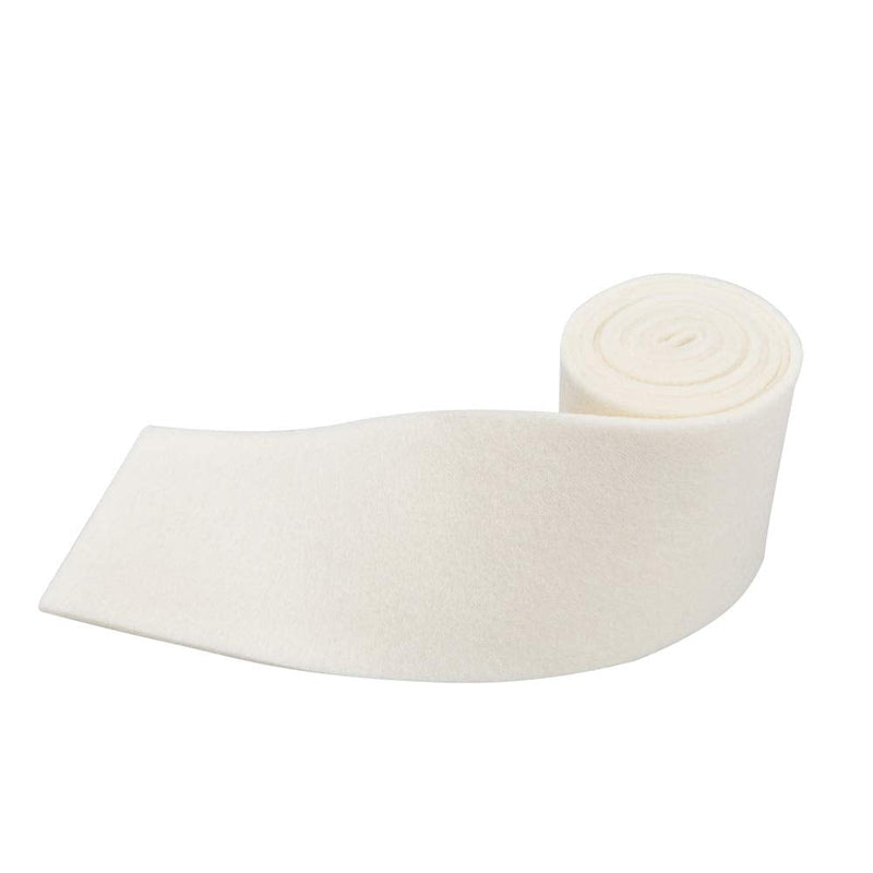 CALIDAKA Piano Muffler Piano Mute Rail Felt Strip Piano Muffler Felt Tapered Durable Soft Non-Fading for to Gradient Process, Thick Bass, High Pitch Thin, Sound Weakening 136x7cm Beige
