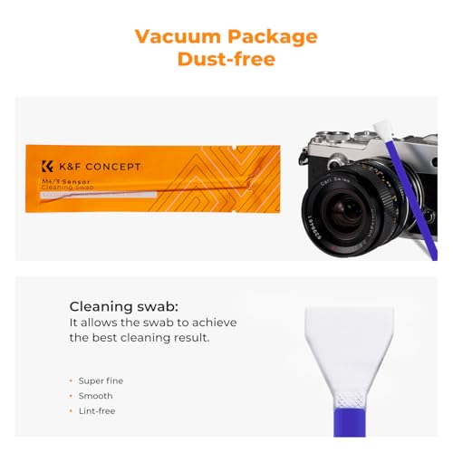K&F CONCEPT M4/3 Sensor Cleaning Swab for Olympus Panasonic M4/3 Cameras
