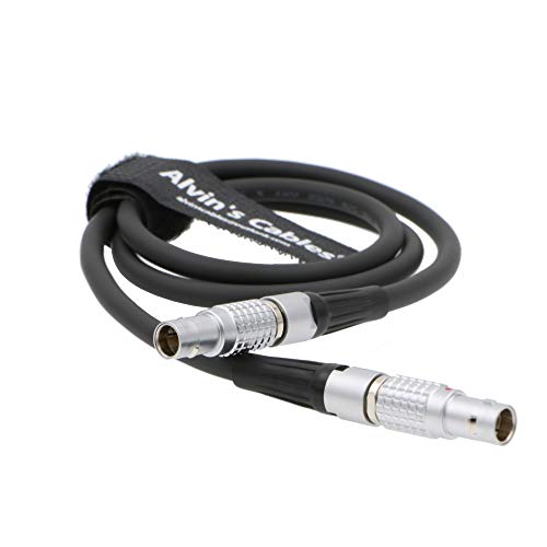 Alvin's Cables Nucleus M 7 Pin to 2 Pin Steadicam Rig Power Cable for Tilta RED ARRI Cameras straight 2 pin 70cm
