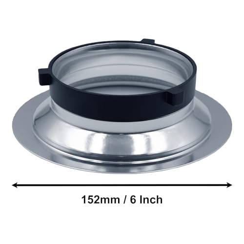 6" (152mm) Bowens Speed Ring Adapter for Folding Softboxes 152mm / 6 Inch