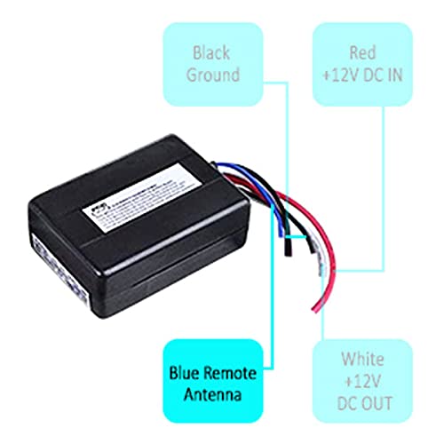 iMBAPrice 12V, 15 Amps, Heavy Duty Boat and Car Universal Remote Control Kit 15 amps (2 Remotes) Black