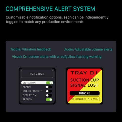 Tilta Wireless Monitoring Module for Hydra Electronic Suction Cup | Real-Time Suction Monitoring, Leak Detection, USB-C Powered | Monitor Up to 12 Suction Cups, Audible and Visual Alarms Alarms
