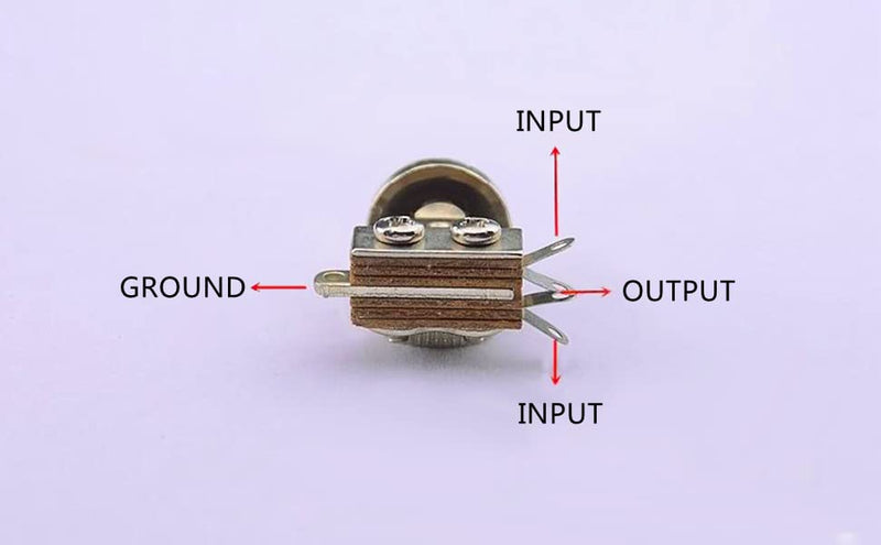 Electric Guitar 3 Way Toggle Switch Pickup Selector Switch with Brass Tip Knob (Chrome)
