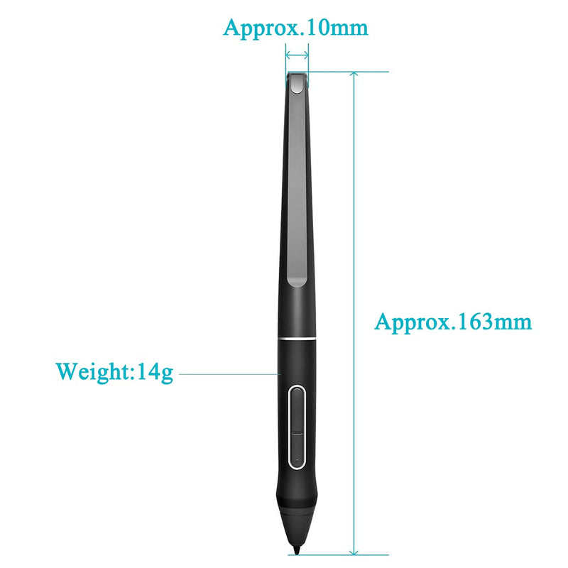 Yoidesu Stylus Pen, PW507 Portable Stylus Pens for Touch Screens High Sensitivity Digital Tablet Stylus for HUION Tablet Kamvas Pro 12/13/16/Kamvas 16/20