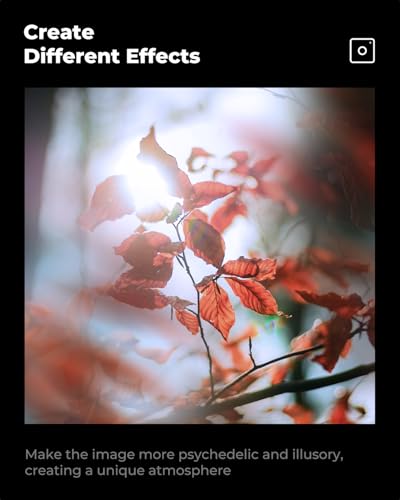 K&F CONCEPT 67mm Center Field Split Diopter Effect Filter Keeps The Focus