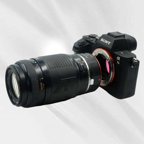 PHOLSY Lens Mount Adapter Manual Focus: Compatible with Canon EF (EF-S) Lens to Sony E (NEX) Camera Body Canon EF to Sony E