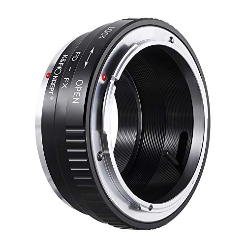 K&F Concept Lens Mount Adapter Canon FD Lens to Fujifilm FX Mount Mirrorless Camera Adapter