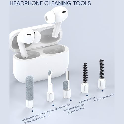 Electronic Cleaning Kit with Screen Spray Wiper and Keyboard Brush
