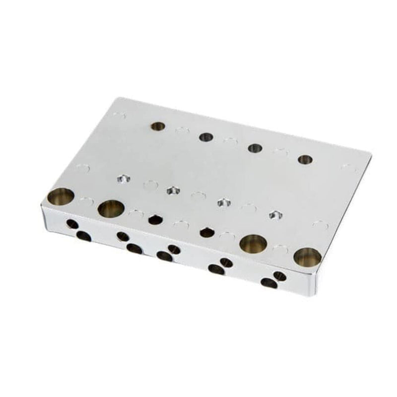 Fender HiMass 5-String Bass Narrow Bridge Assembly with Brass Saddles - Chrome