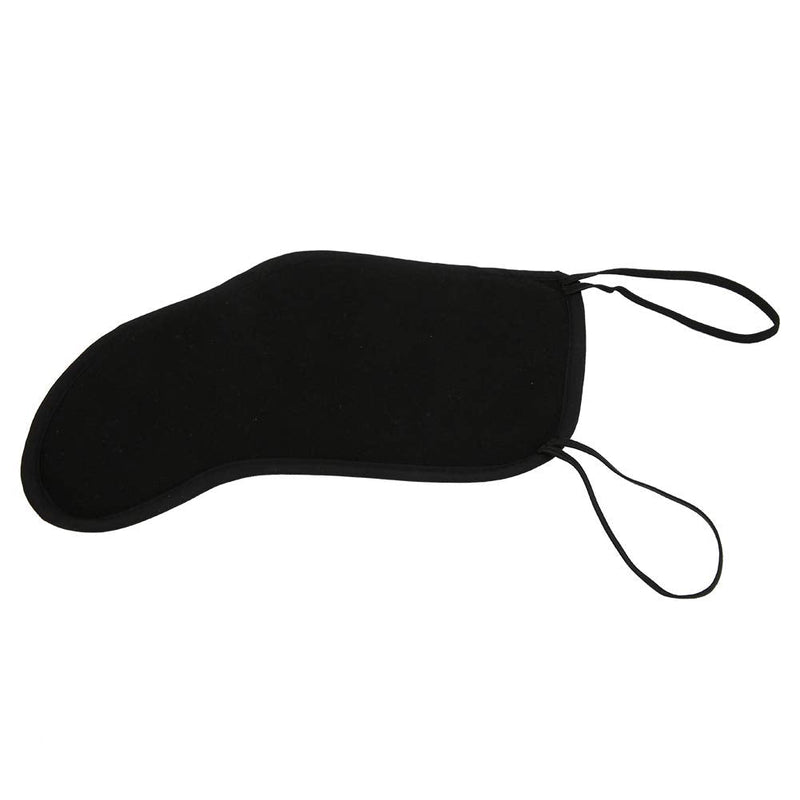 Violin Shoulder Rest for Violin 4/4-4/3, Soft Cotton Sponge Violin Chin Rest Pad, 4/3 4/4 Violin Accessories, Black Flannelette Violin Cover Protector