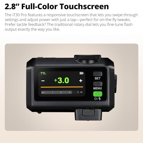 Godox iT30 Pro C iT30ProC Mini Flash for Canon Camera iT30Pro for Canon (Silver)