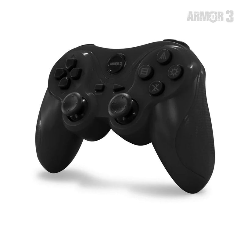 Armor3 NuPlay Wireless Controller for PS3 / Playstation 3 - Black | Gamepad Compatible with PC and Mac via included 3 ft. Mini charging cable