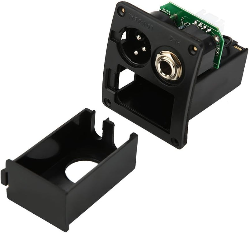 Acoustic Guitar Preamp Pickup Tuner 5 Band PRENER-PM Equalizer Pickup Tuner Piezo Pickup Set with Mic LCD Display
