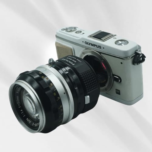 PHOLSY Lens Mount Adapter Compatible with Nikon F Lens and MFT M4/3 Camera Nikon F / AI to M4/3