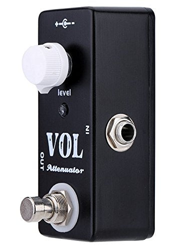 Mosky Mini VOL Attenuator Pedal Electric Guitar Effect Pedal with True Bypass